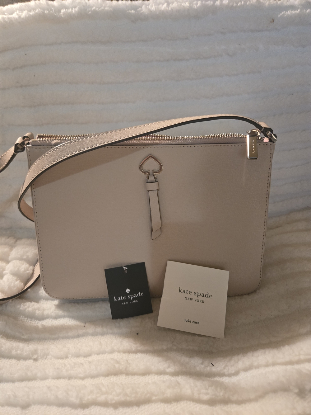 kate spade Blush Leather Crossbody Bag